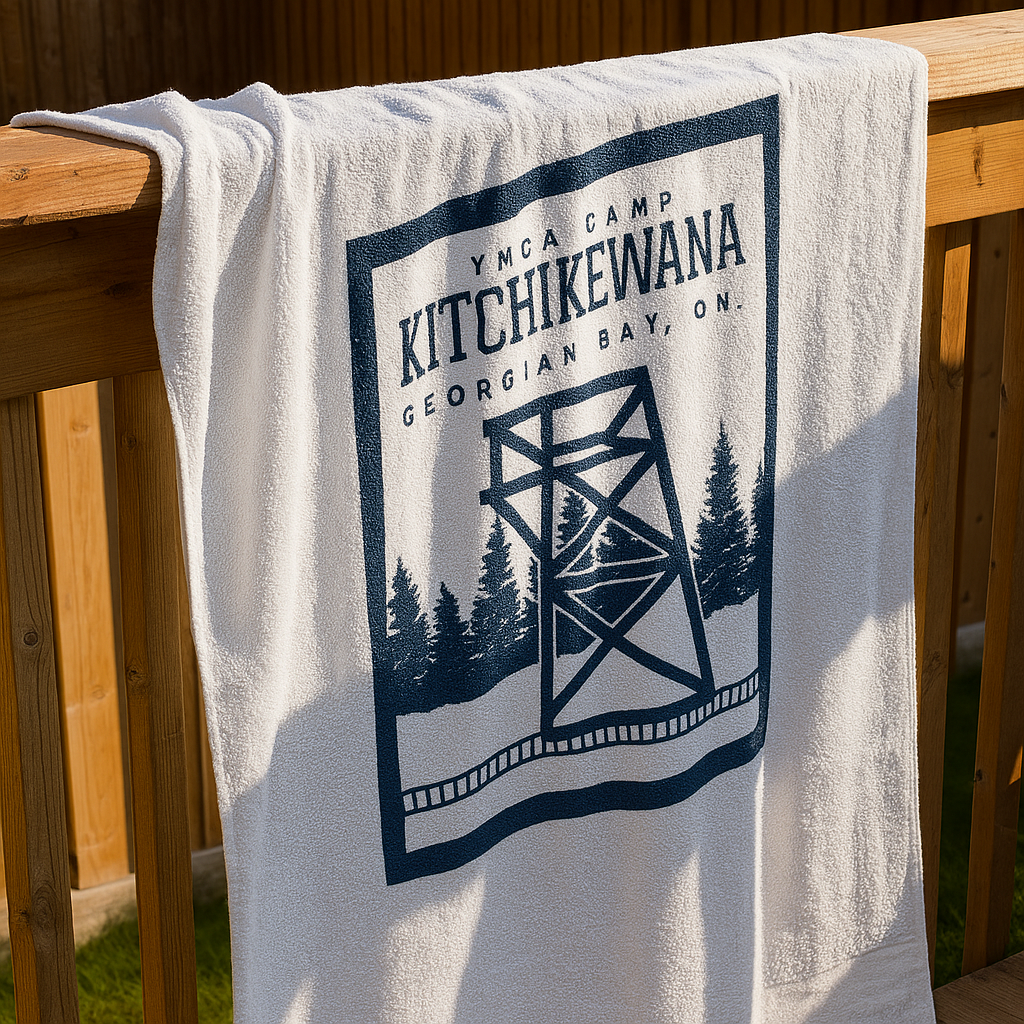 White Terry Beach Towel 30x60