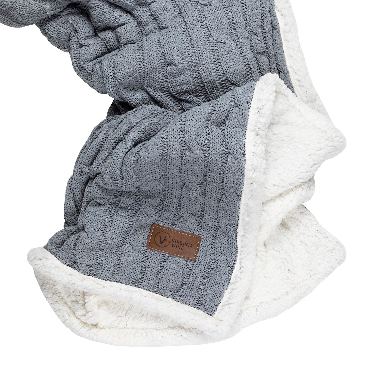 Cable Knit Shenile Throw 50"x60"