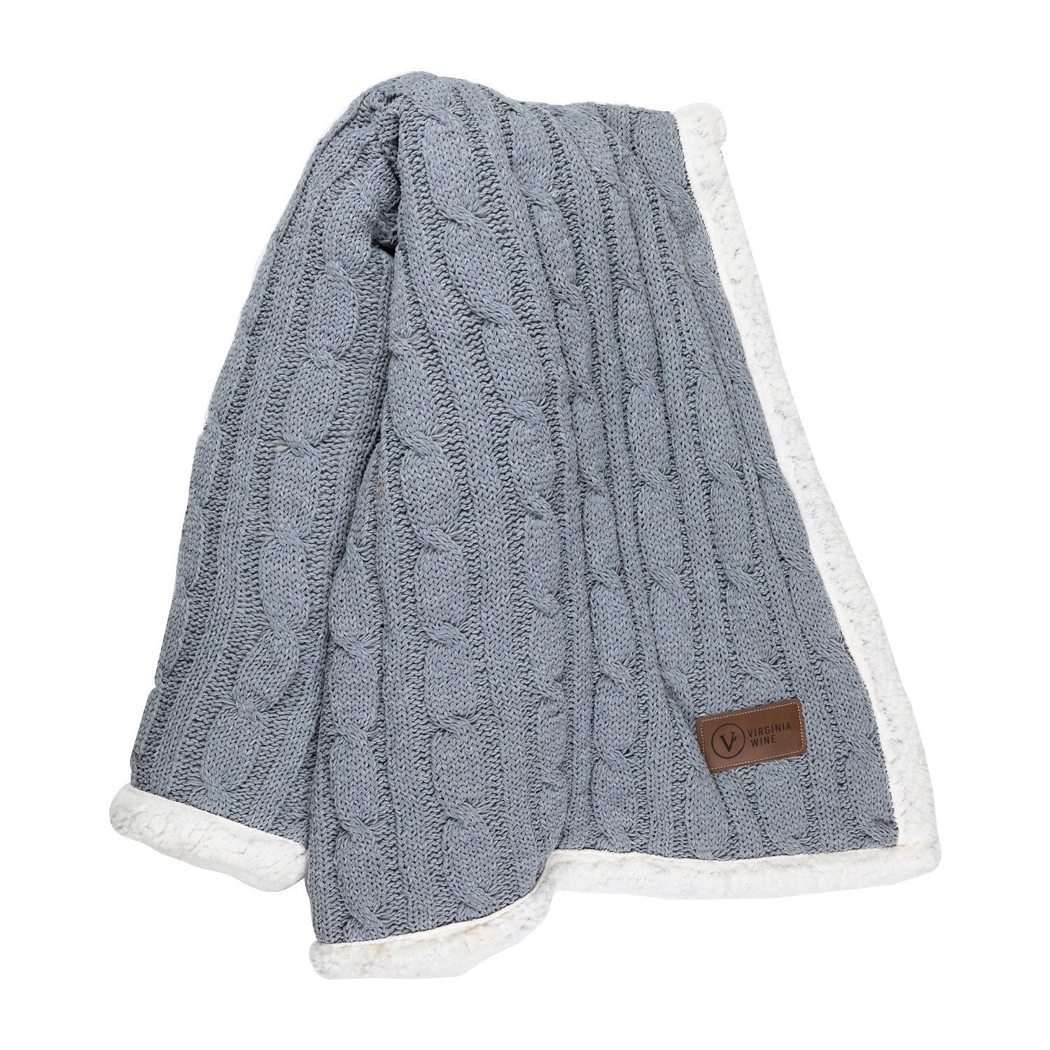 Cable Knit Shenile Throw 50"x60"