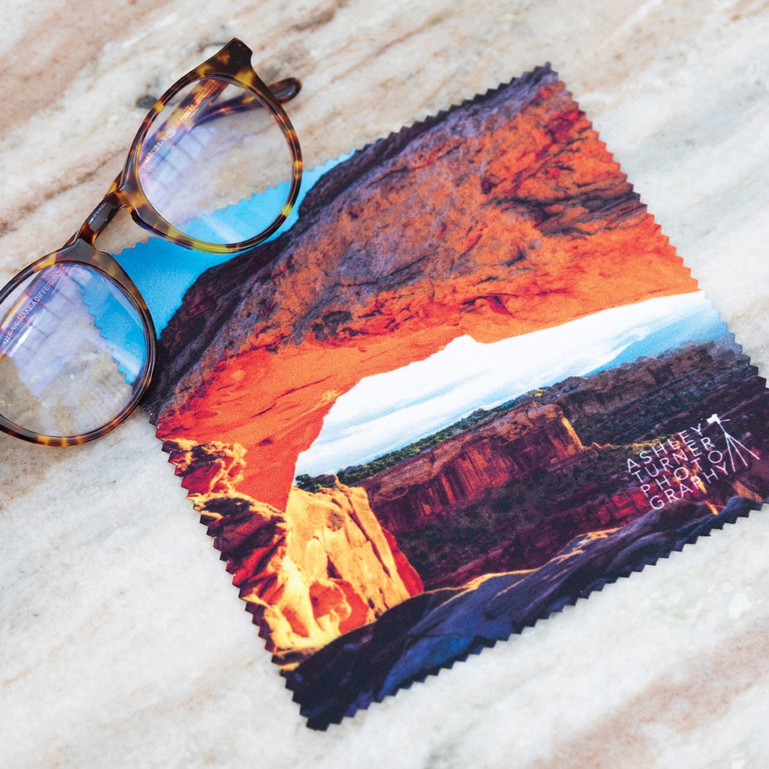Sublimated Premium Eye-Glass Cloth 6"x6"