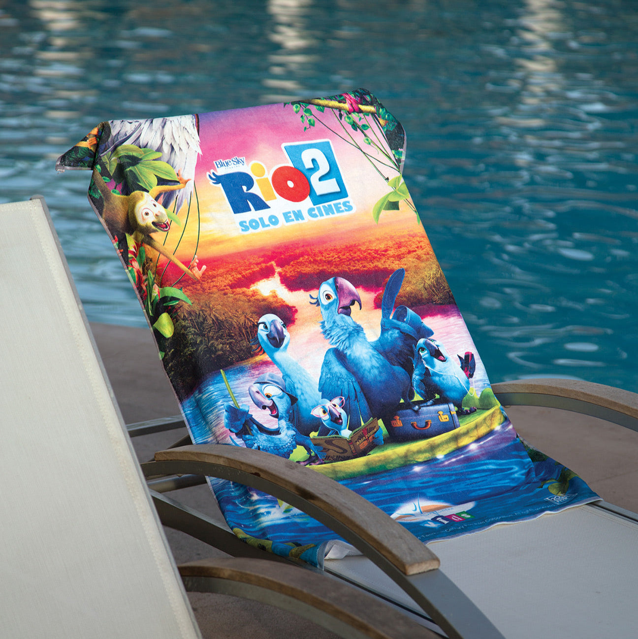 Sublimated Junior Beach Towel 22x44