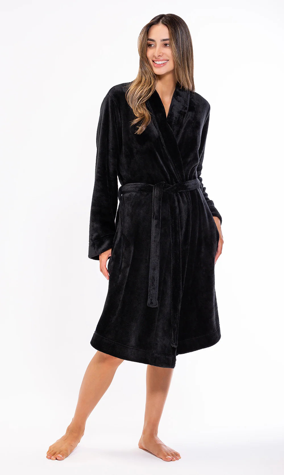 Microfleece Plush Bathrobes