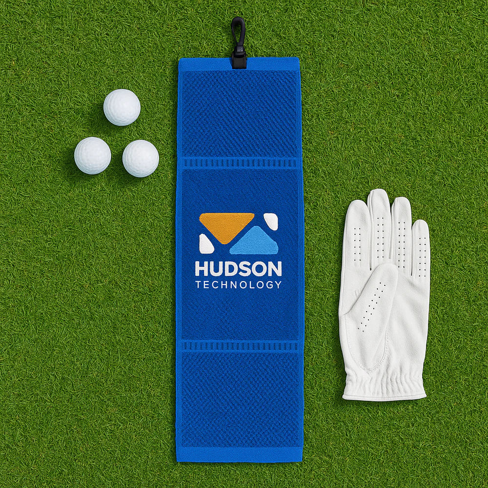 Premium Tri-fold Velour Golf Towel 16x22