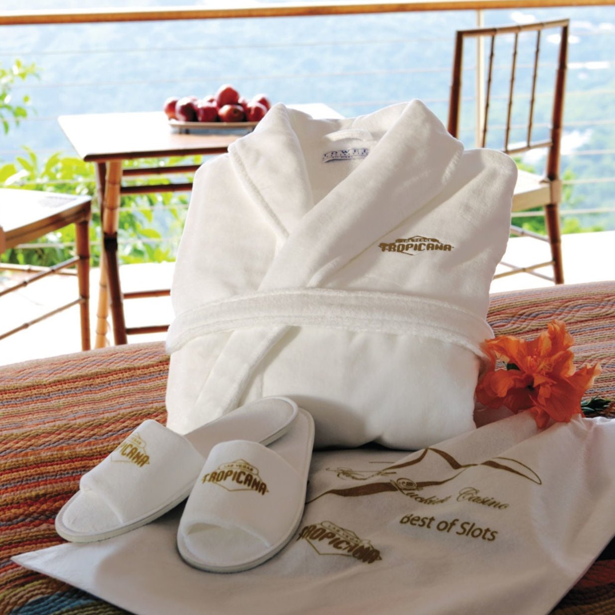 Bathrobe & Slipper Set