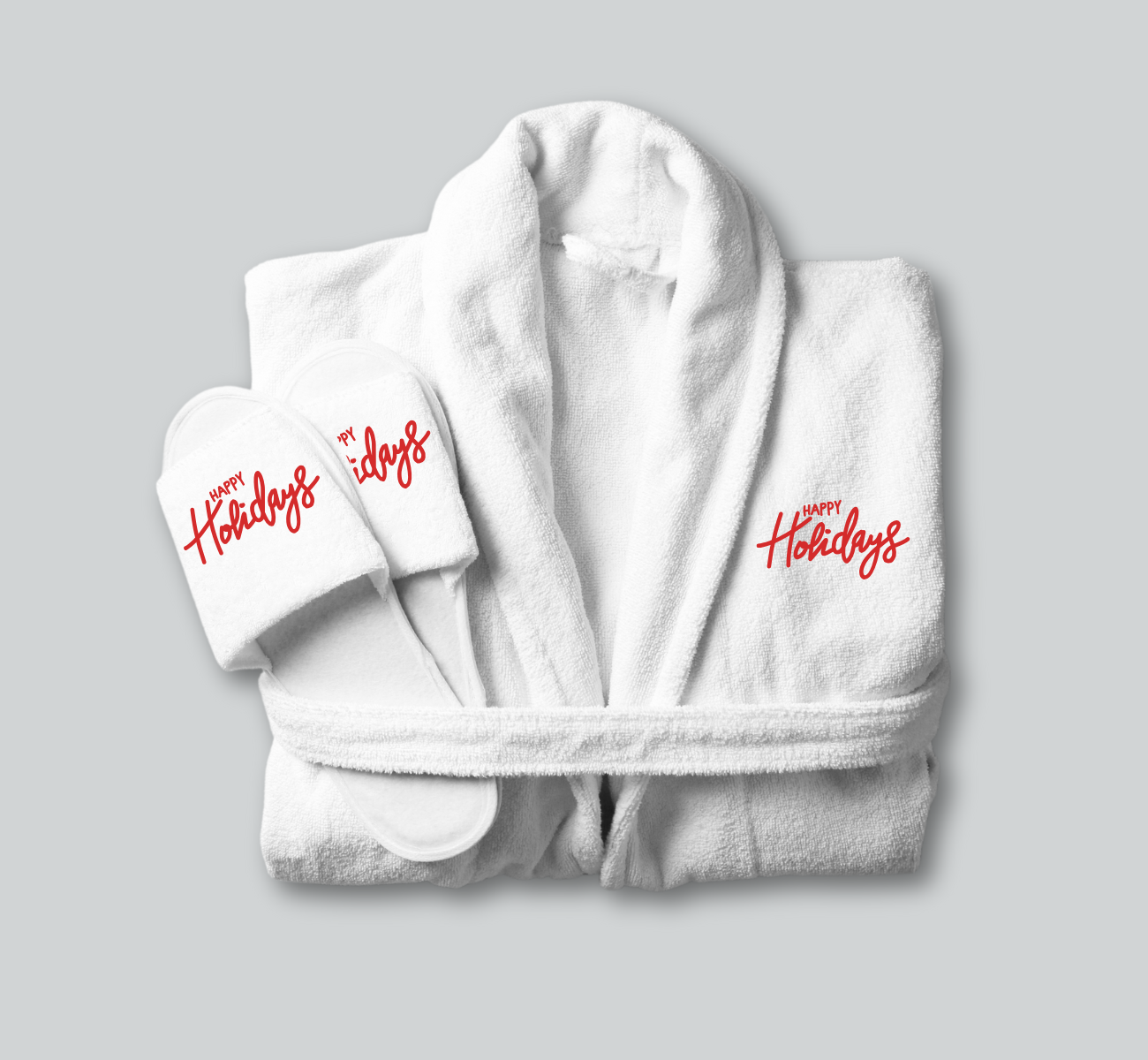 Bathrobe & Slipper Set