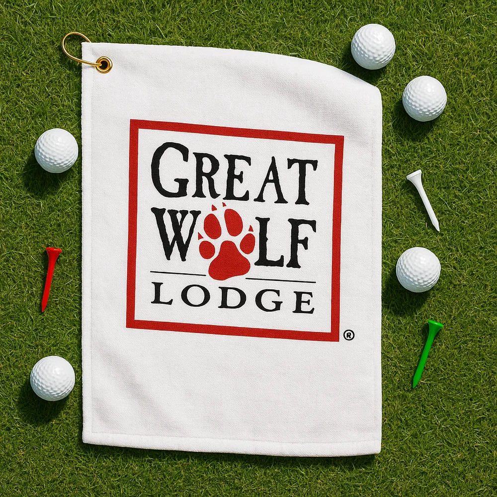Premium Mid-Weight Velour Golf Towel 15"x18"