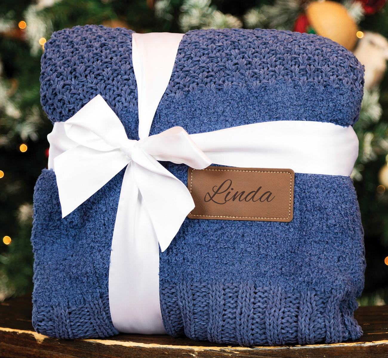 Crochet Knit Blanket 50"x60"