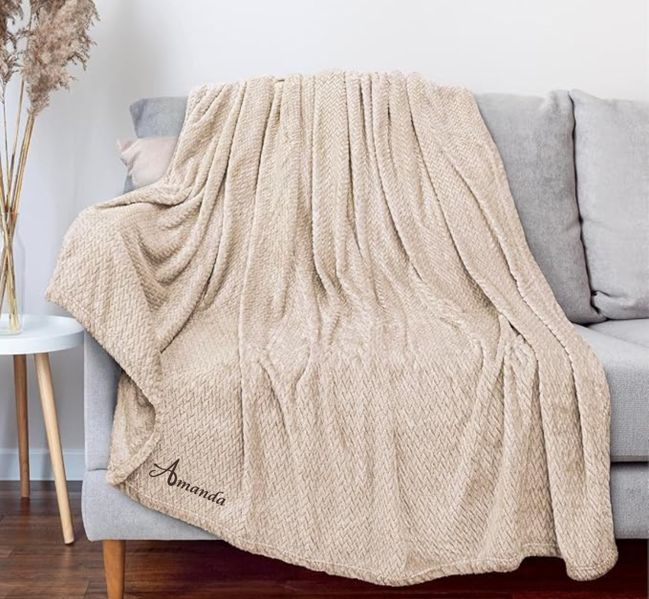 Soft Waffle Knit Blanket
