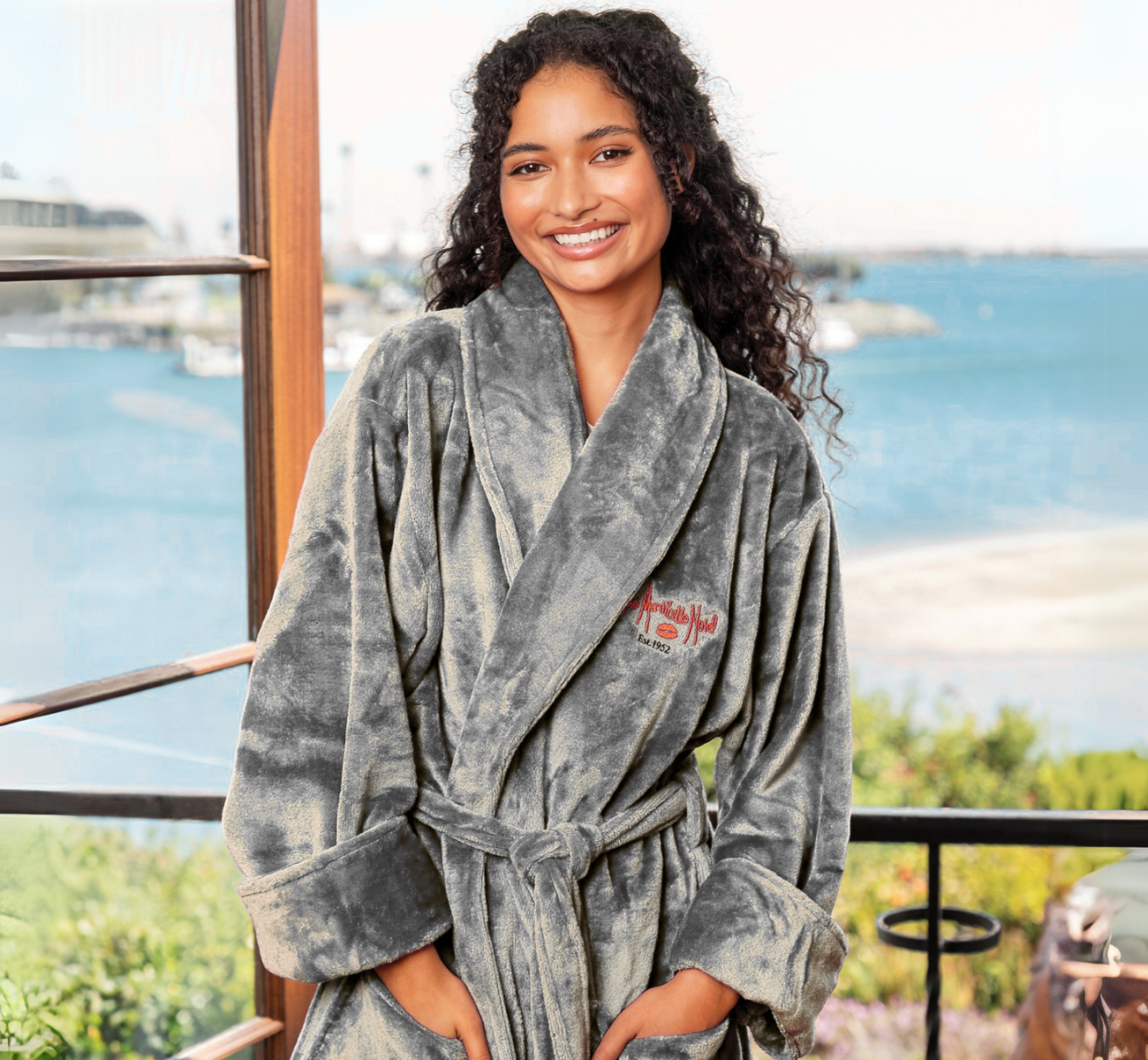 Microfleece Plush Bathrobes