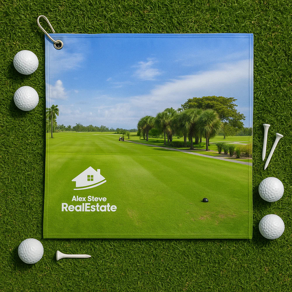 Sublimated Golf Towel 16"x16"