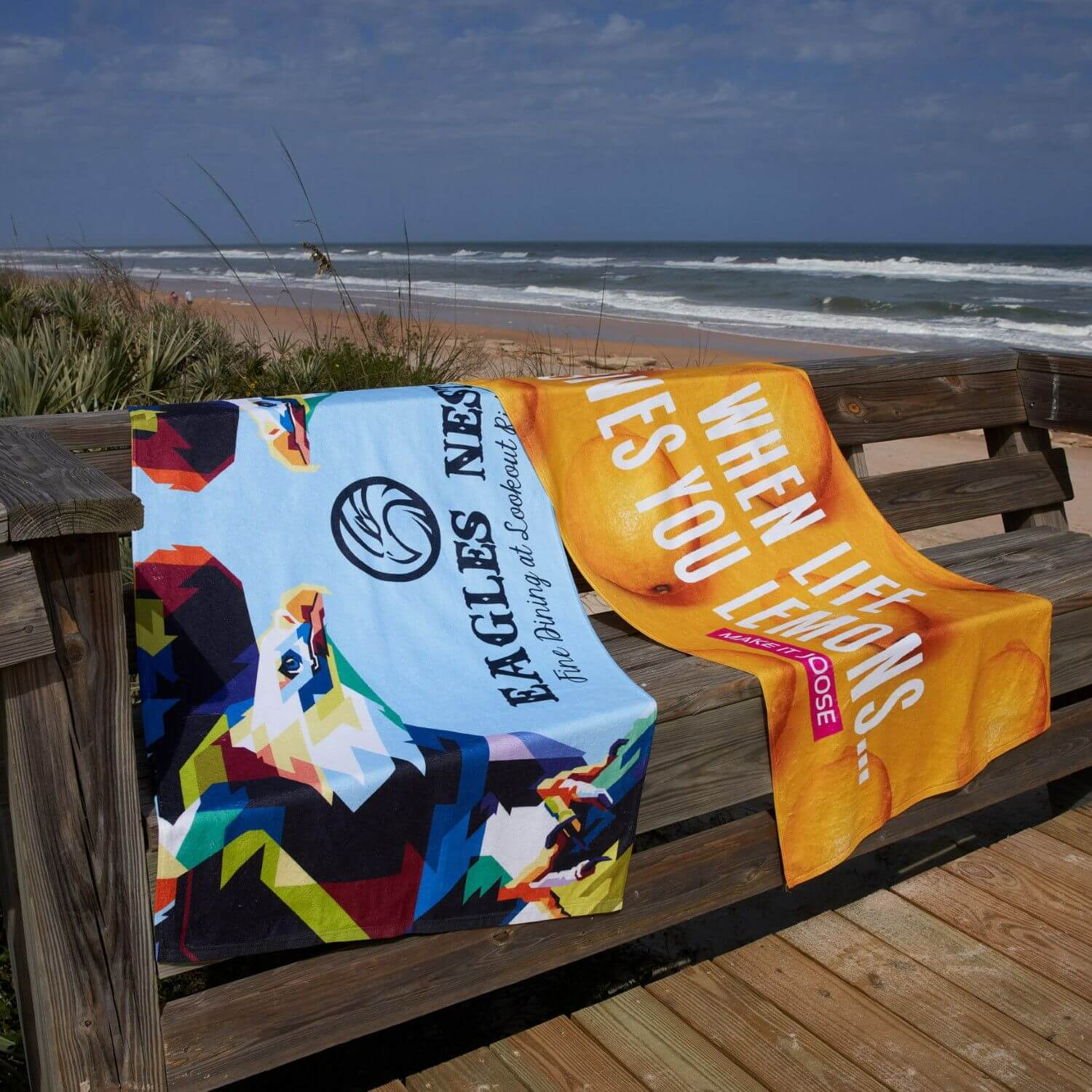 Sublimated Velour Beach Towel 30"x60"