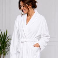 Personalized Plush Velour Bathrobe view 1