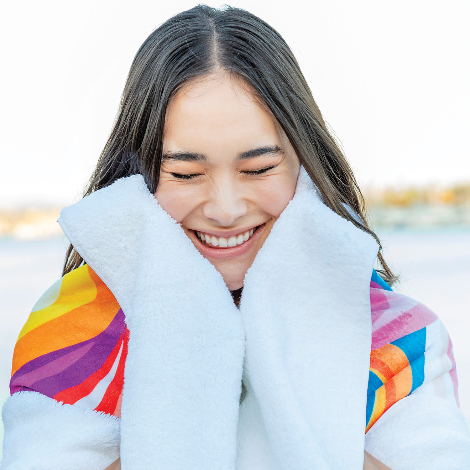 Heavyweight Sublimated Beach Towel 30x60