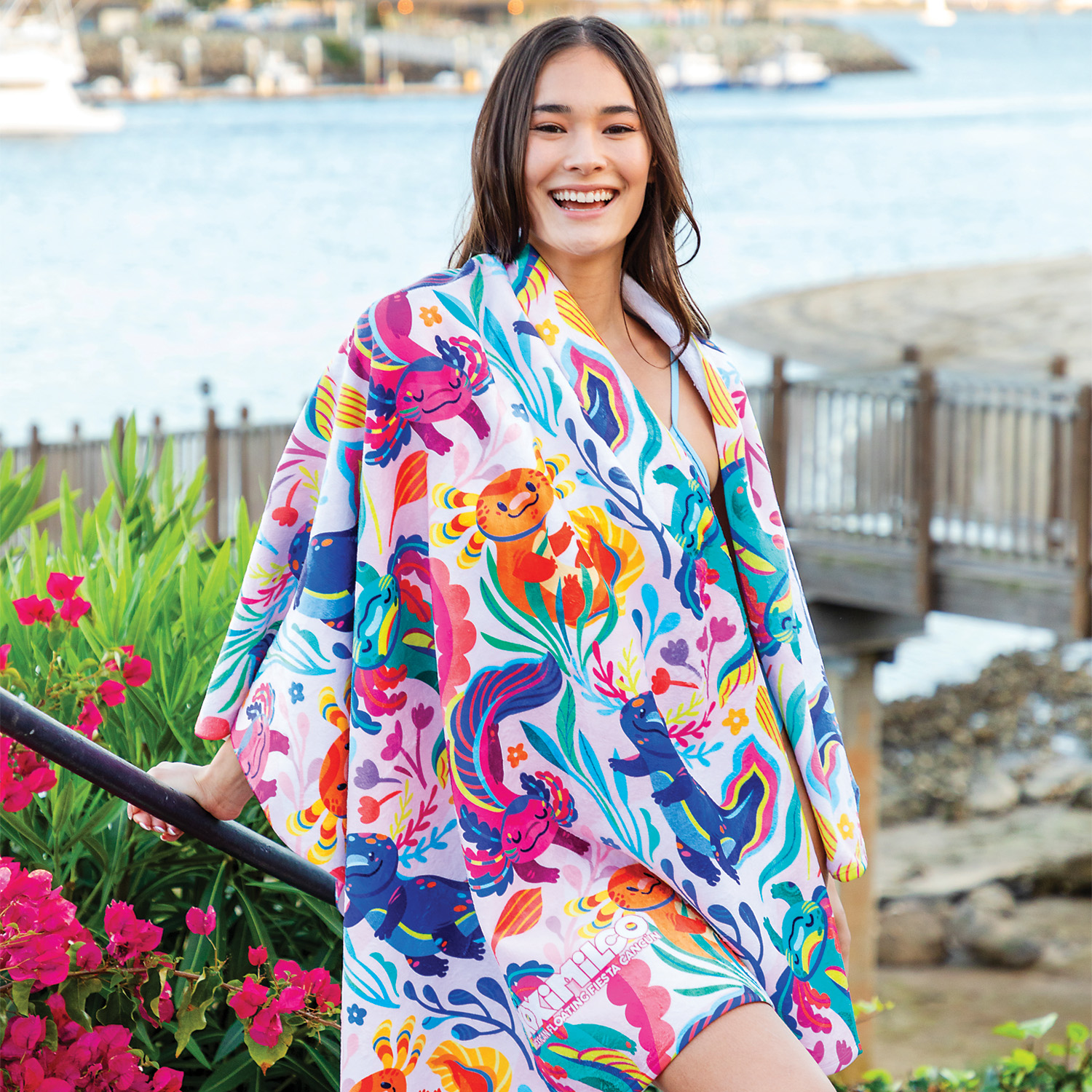 Sublimated Velour Beach Towel 30"x60"