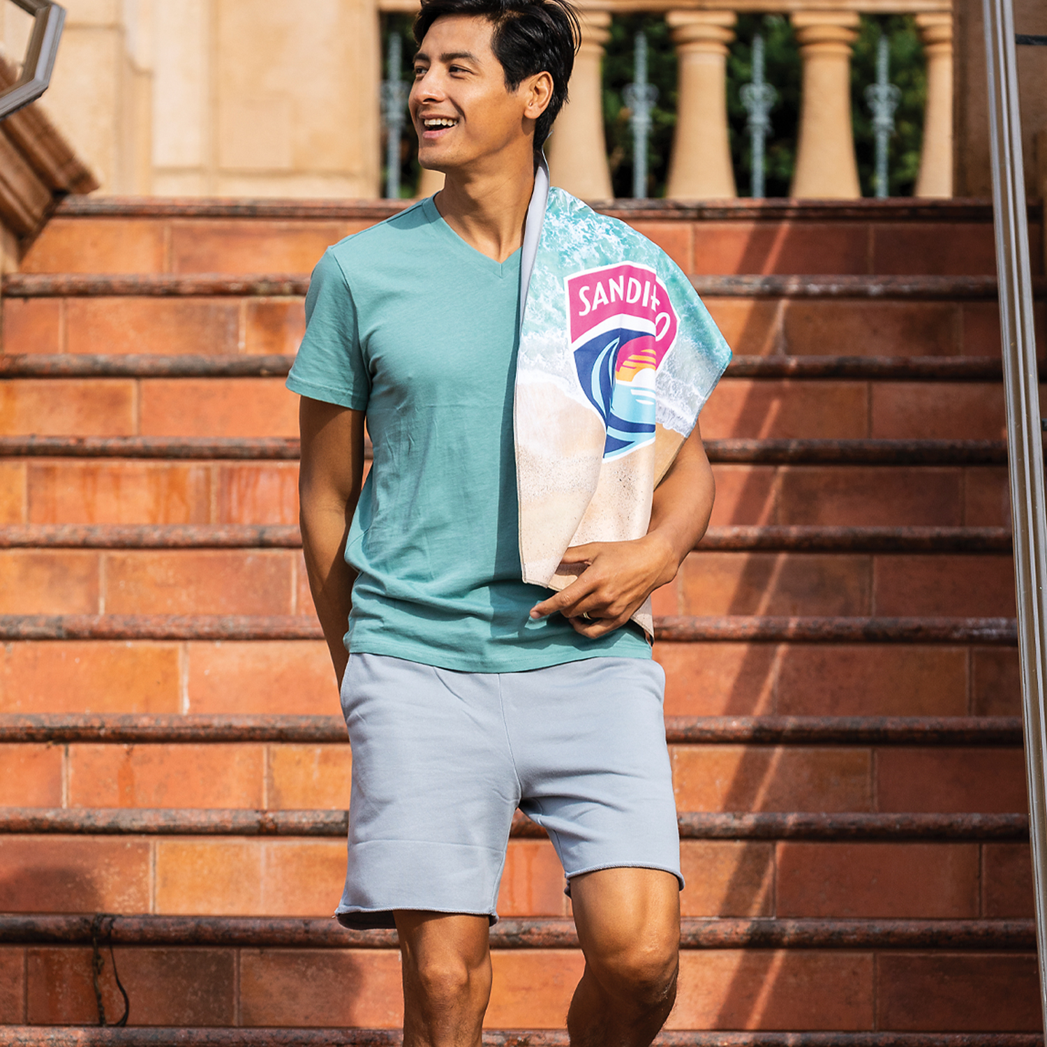 Sublimated Suede Fitness Towels