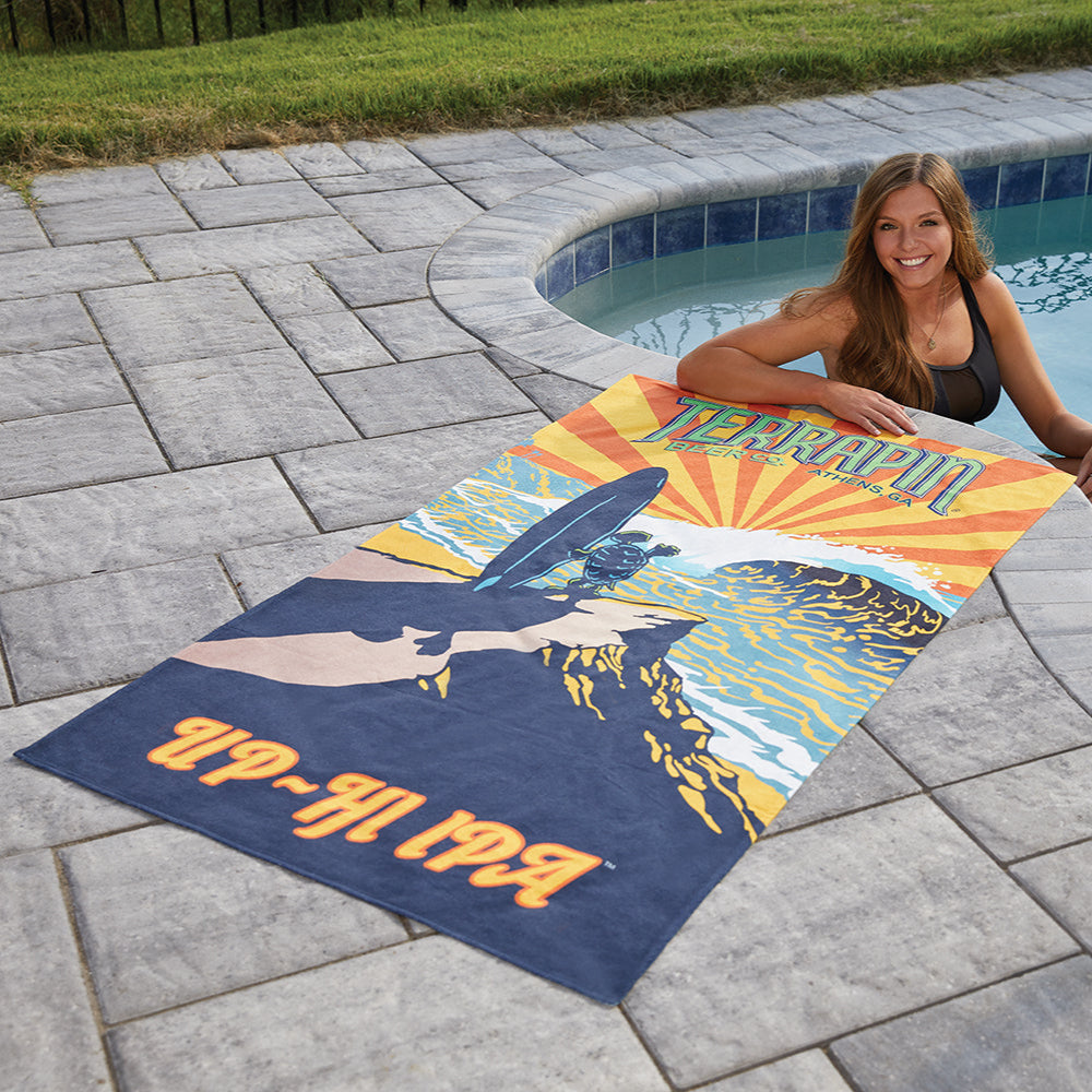 Sublimated Velour Beach Towel 30"x60"