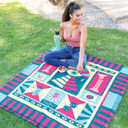 Woven Tapestry Blanket 50"x60"