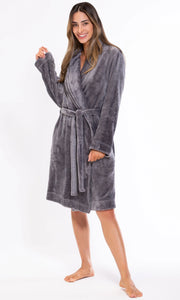 Microfleece Plush Bathrobes