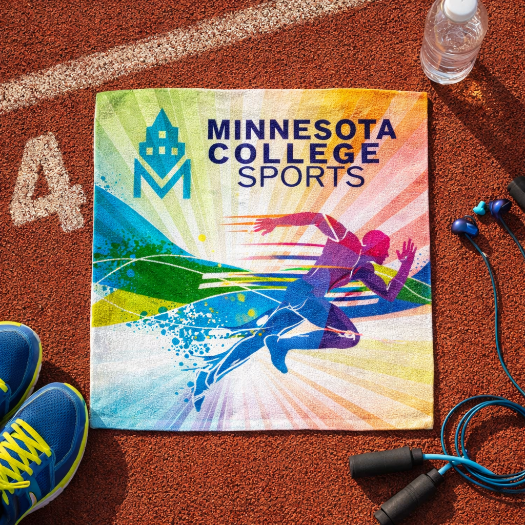 Sublimated Rally Towel 12"x12"