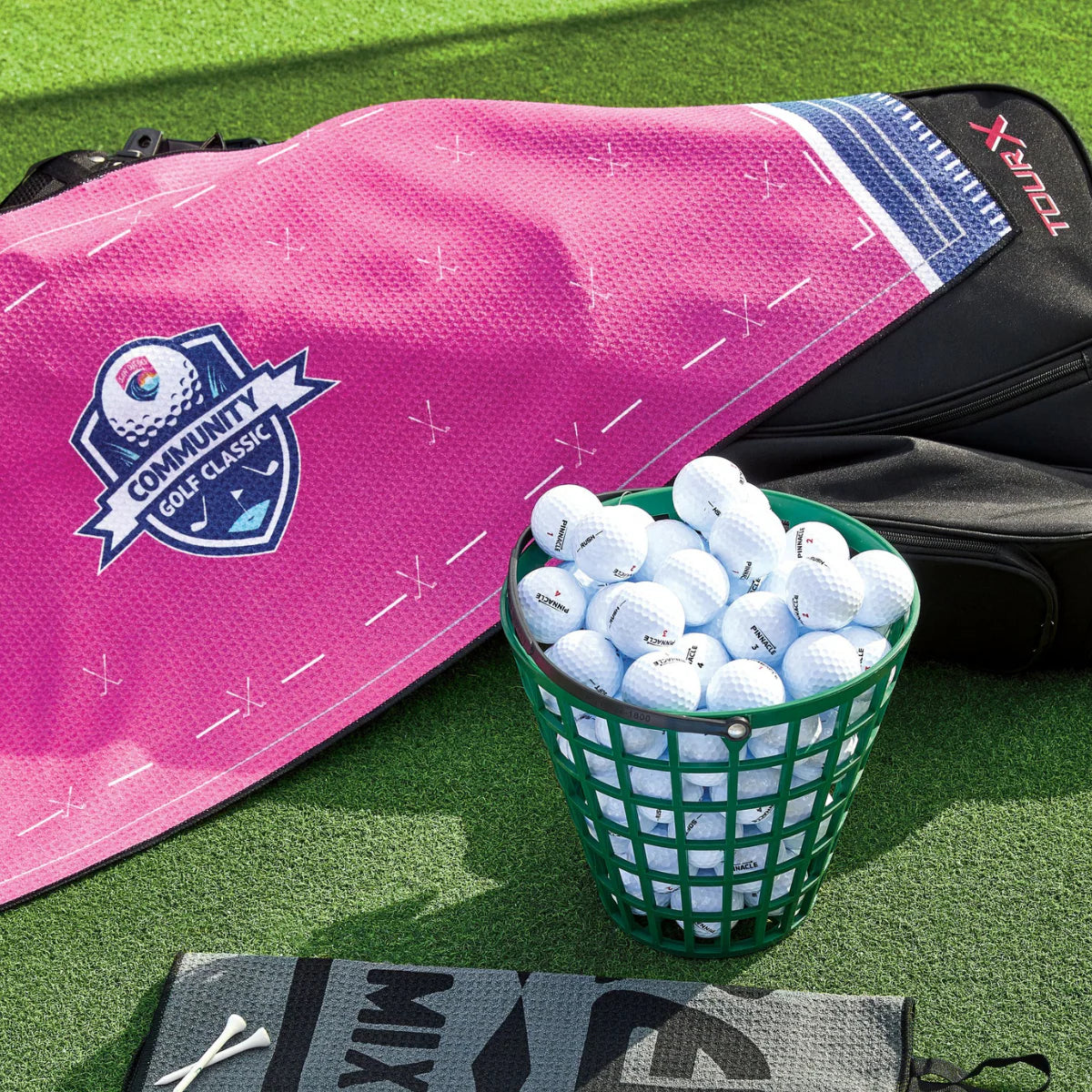 Sublimated Waffle Caddy Towel 17"x40"