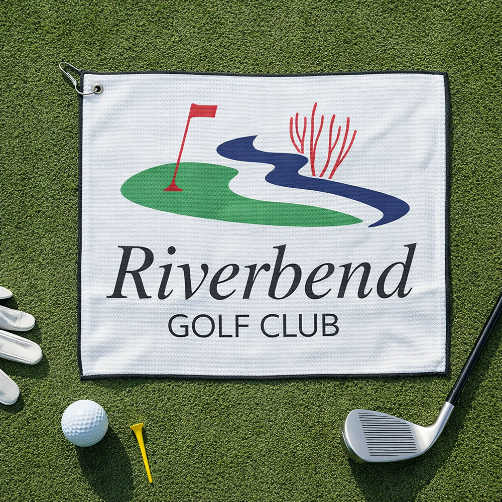 Sublimated Waffle Golf Towel 15"x18"