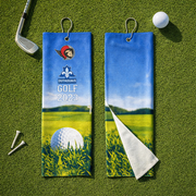 Sublimated Trifold Golf Towel 5"x16"