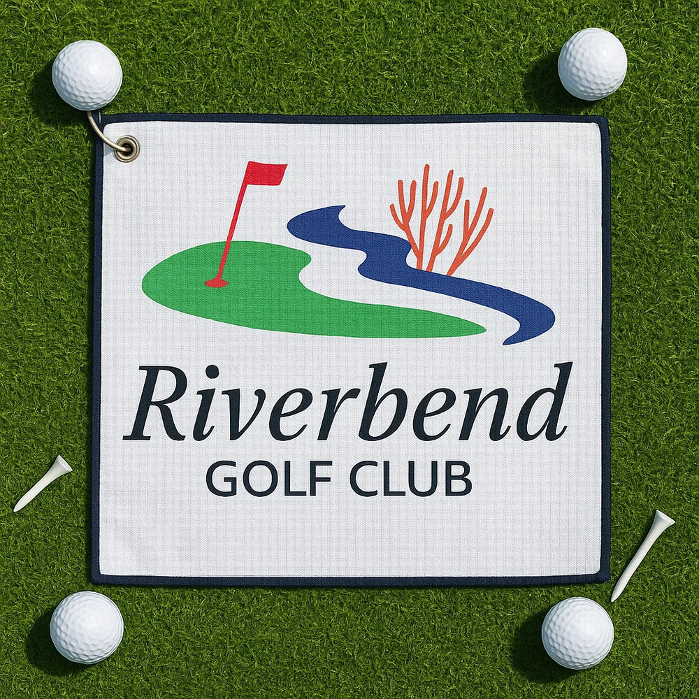 Sublimated Waffle Golf Towel 15"x18"