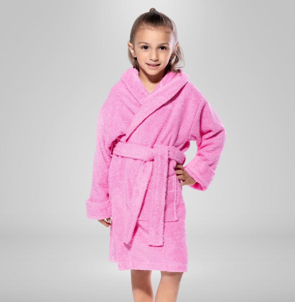 Hooded Kids Bathrobe